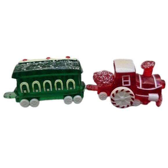 Hallmark Other - Vintage Hallmark Merry Miniatures Sweet Express Train Set of 2 1988•1989 [139]
